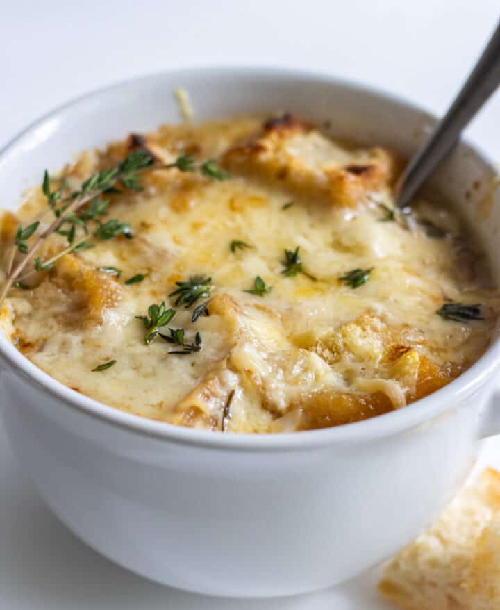 Bistro French Onion Soup - This Home Kitchen