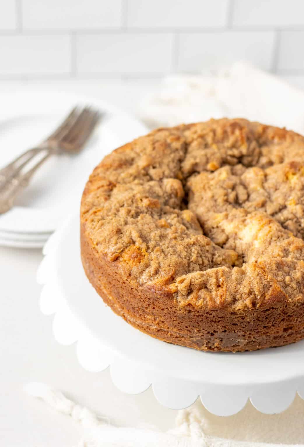 Cinnamon Streusel Coffee Cake - This Home Kitchen