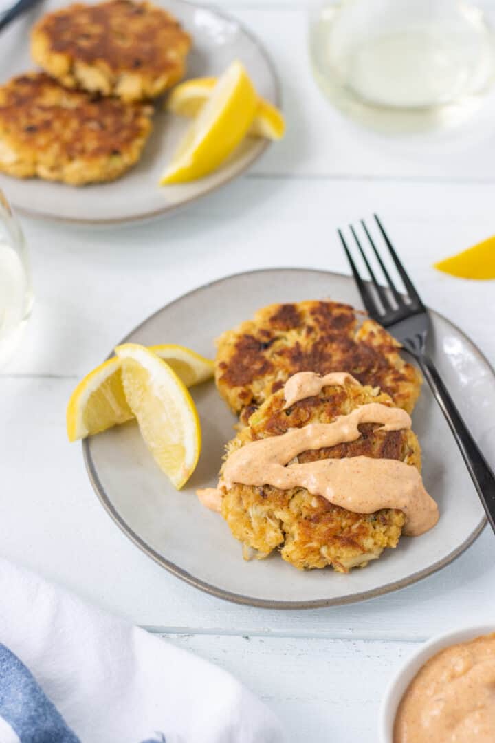 Crab Cakes With Remoulade Sauce This Home Kitchen