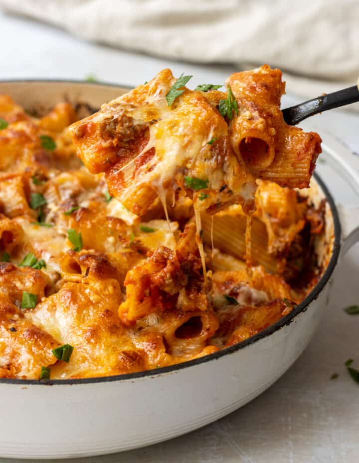 Baked Rigatoni with Sausage - This Home Kitchen