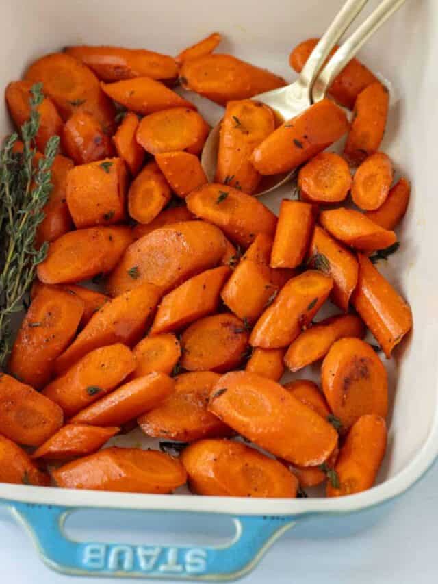 Honey and Thyme Roasted Carrots